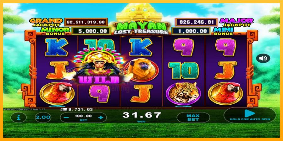 Mayan Lost Treasure gaming machine for money, picture 2