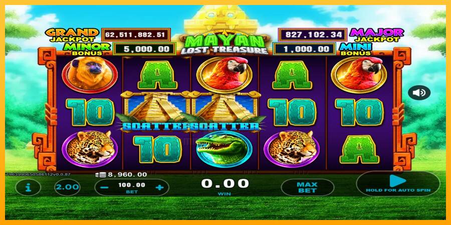 Mayan Lost Treasure gaming machine for money, picture 3