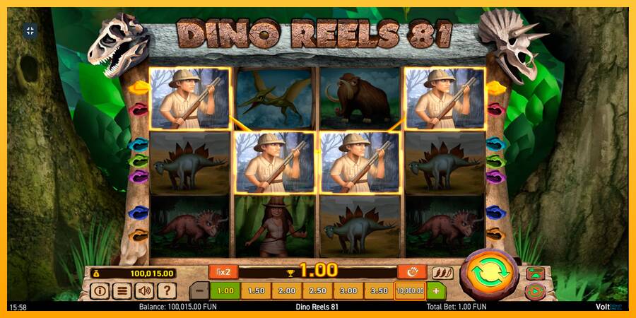 Dino Reels 81 gaming machine for money, picture 7