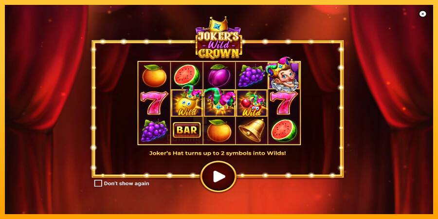 Jokers Wild Crown Diamond Treasures gaming machine for money, picture 4