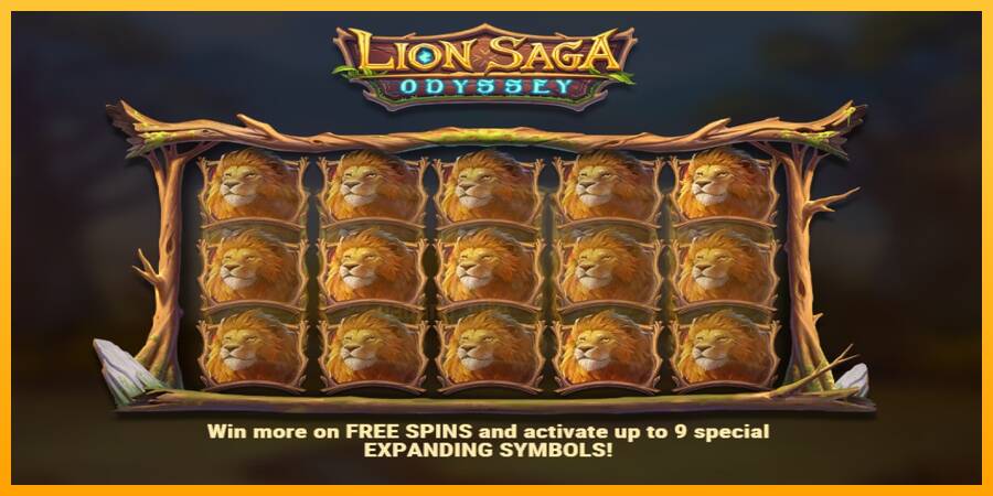 Lion Saga Odyssey gaming machine for money, picture 3