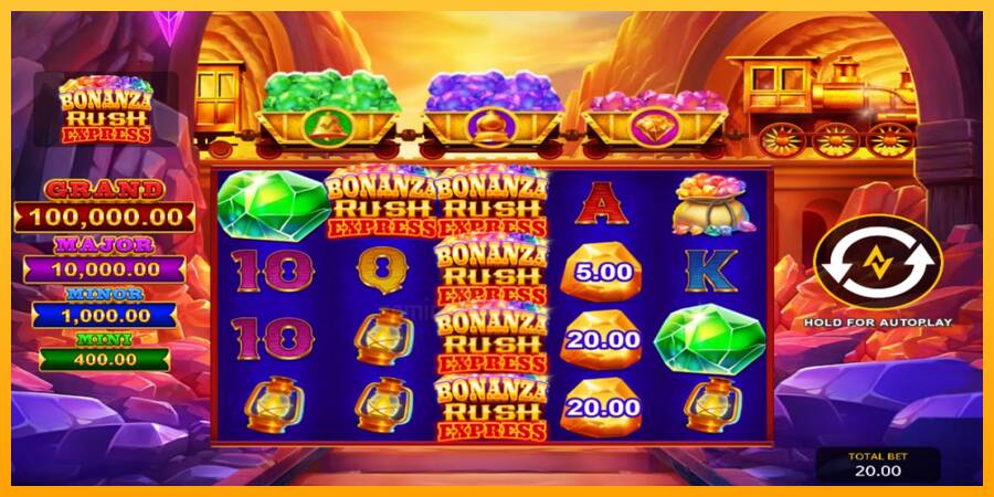 Bonanza Rush Express gaming machine for money, picture 3