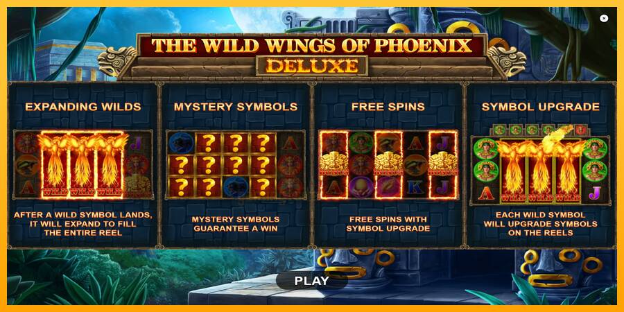 The Wild Wings of Phoenix Deluxe gaming machine for money, picture 1