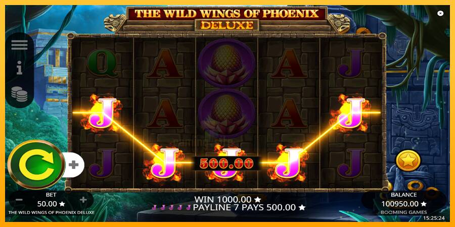 The Wild Wings of Phoenix Deluxe gaming machine for money, picture 4