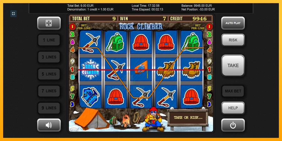 Rock Climber gaming machine for money, picture 8