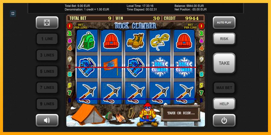 Rock Climber gaming machine for money, picture 9