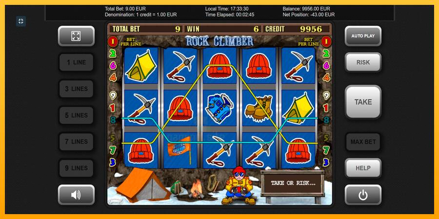 Rock Climber gaming machine for money, picture 10