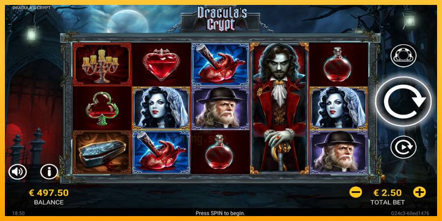 Draculas Crypt gaming machine for money, picture 2