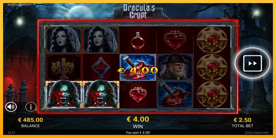 Draculas Crypt gaming machine for money, picture 3