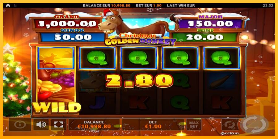 Golden Donkey Christmas gaming machine for money, picture 3