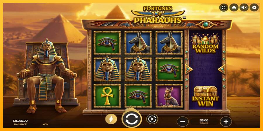 Fortunes of Pharaohs gaming machine for money, picture 2