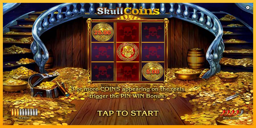 Skull Coins gaming machine for money, picture 1