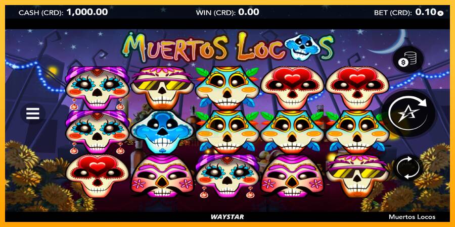 Muertos Locos gaming machine for money, picture 1