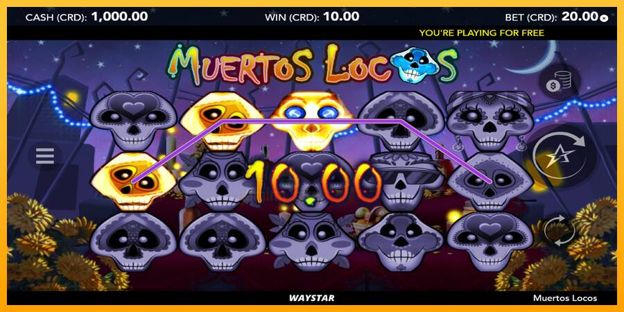 Muertos Locos gaming machine for money, picture 4