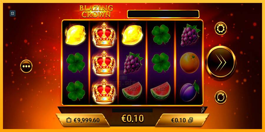 Blazing Crown gaming machine for money, picture 2