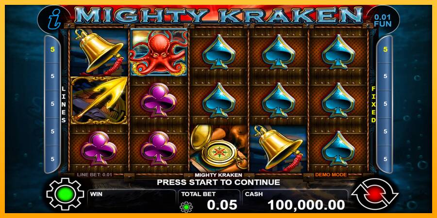 Mighty Kraken gaming machine for money, picture 1