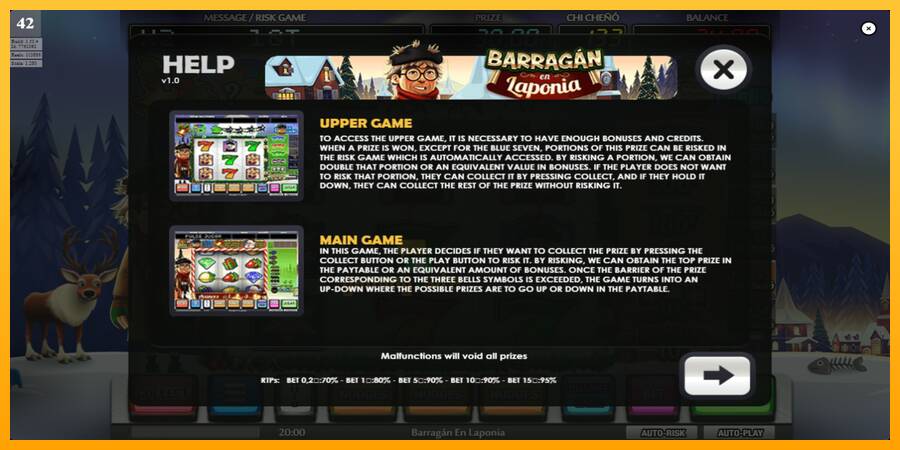 Barragan en Laponia gaming machine for money, picture 6