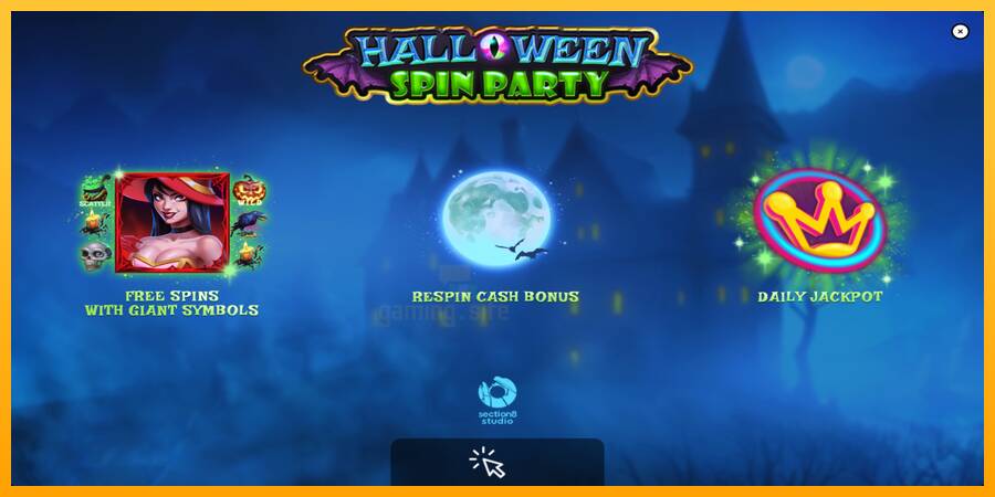 Halloween Spin Party gaming machine for money, picture 1