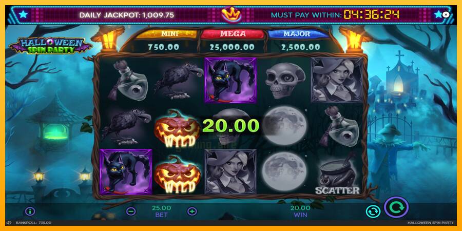 Halloween Spin Party gaming machine for money, picture 6