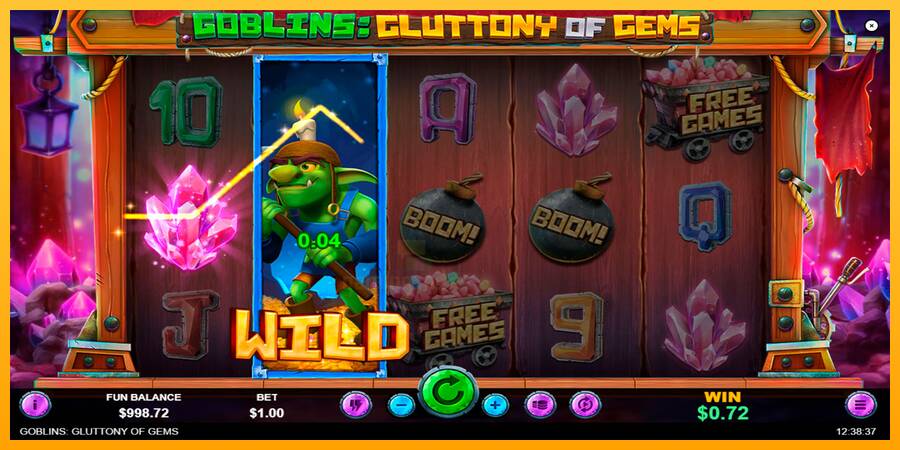 Goblins Gluttony of Gems gaming machine for money, picture 2