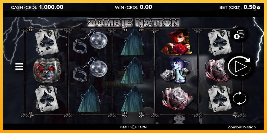 Zombie Nation gaming machine for money, picture 1