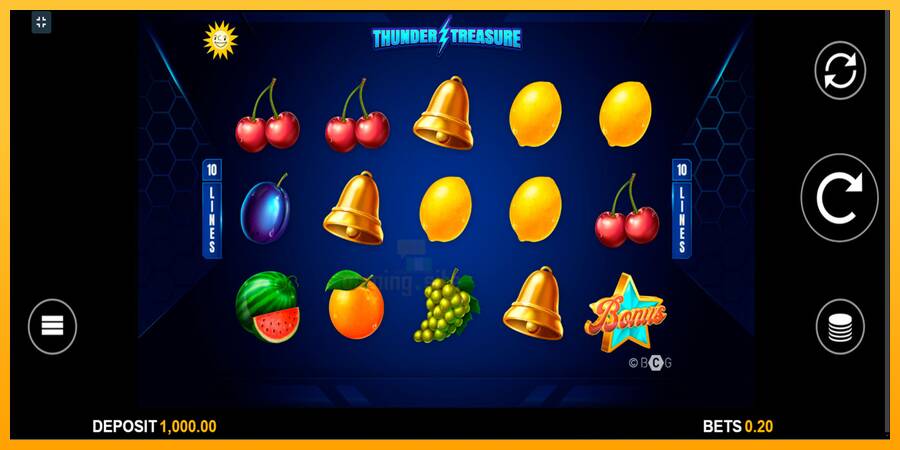 Thunder Treasure gaming machine for money, picture 1