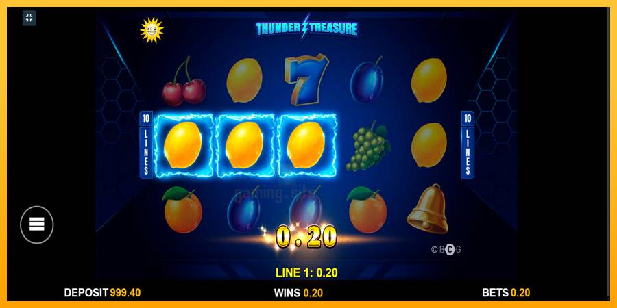 Thunder Treasure gaming machine for money, picture 2