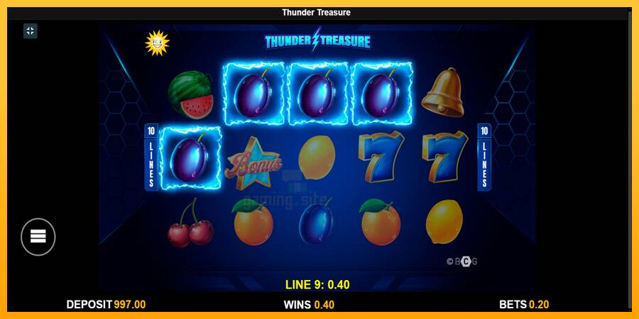 Thunder Treasure gaming machine for money, picture 3