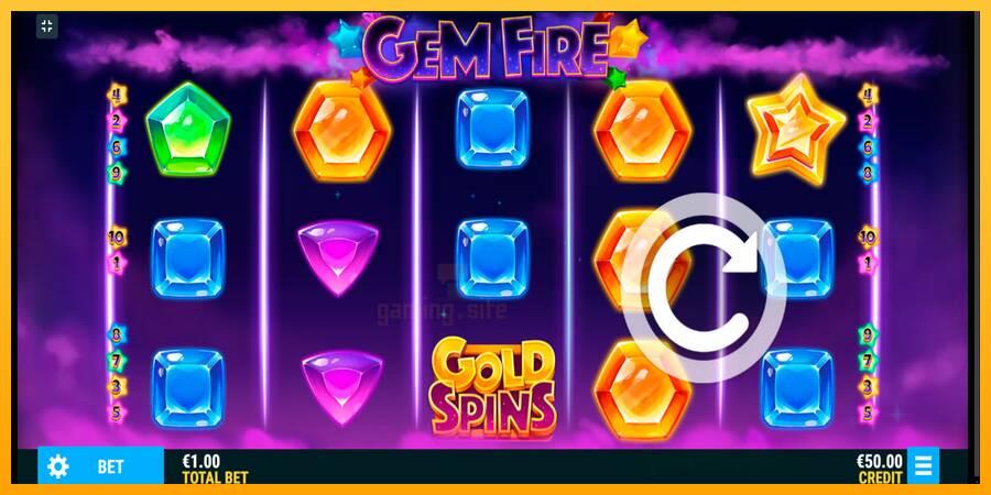 Gem Fire gaming machine for money, picture 1