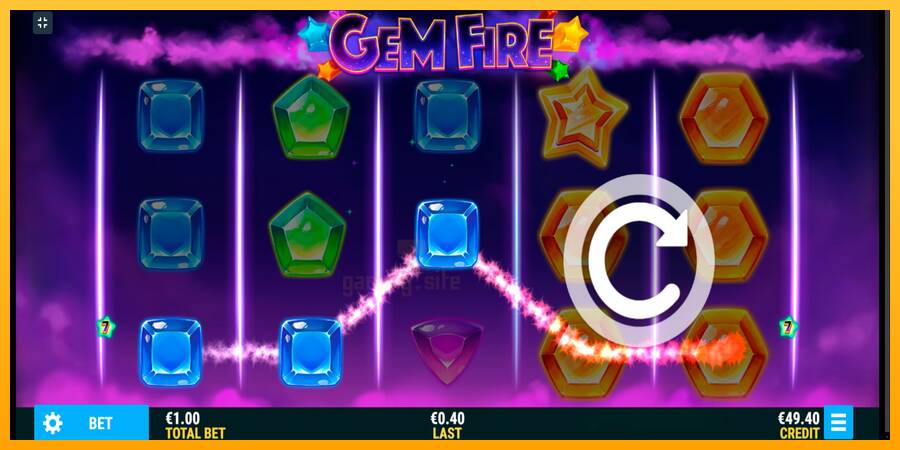 Gem Fire gaming machine for money, picture 2