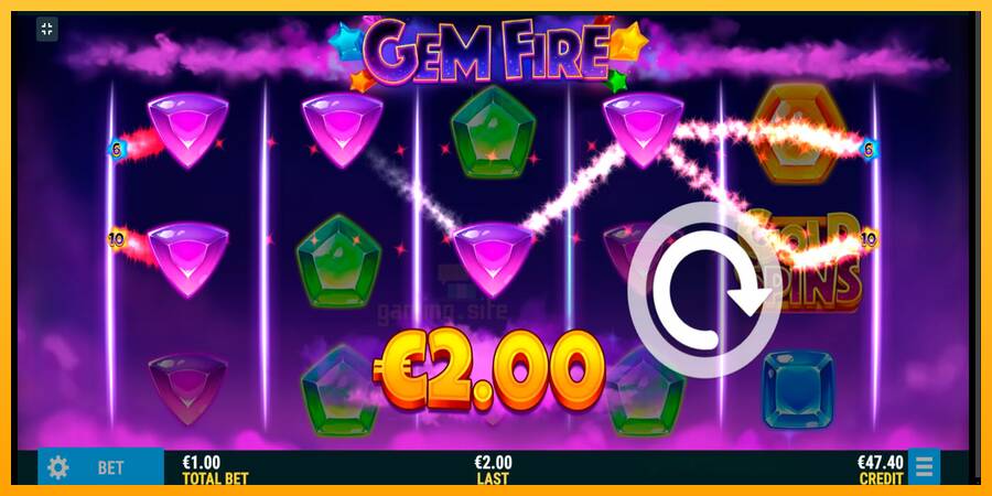 Gem Fire gaming machine for money, picture 3