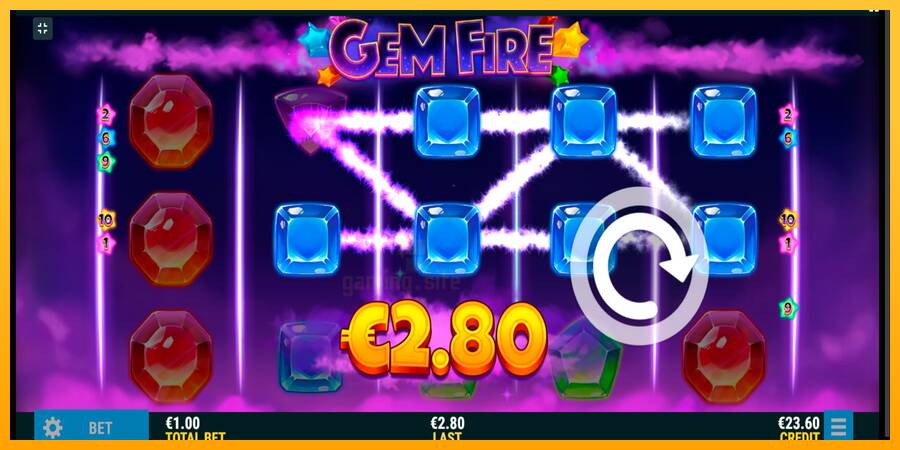 Gem Fire gaming machine for money, picture 5