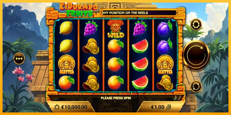 El Dorado Fruits gaming machine for money, picture 2