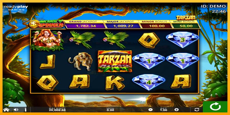 Tarzan gaming machine for money, picture 1