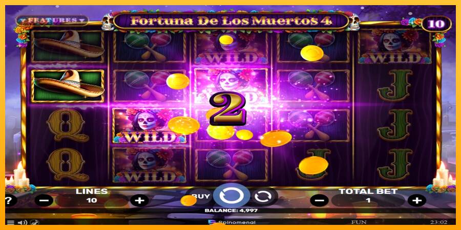 Fortuna De Los Muertos 4 gaming machine for money, picture 3