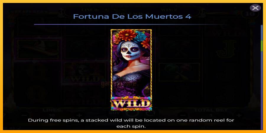 Fortuna De Los Muertos 4 gaming machine for money, picture 5