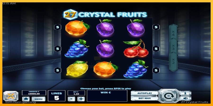 27 Crystal Fruits gaming machine for money, picture 2