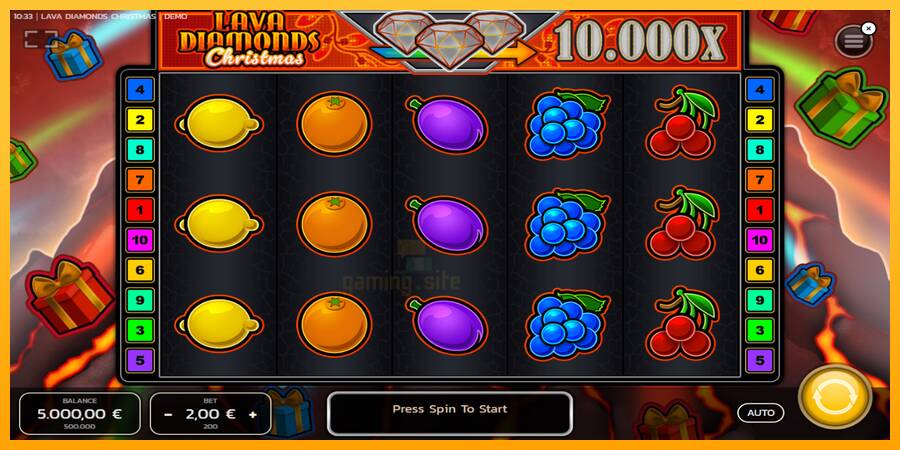 Lava Diamonds Christmas gaming machine for money, picture 2