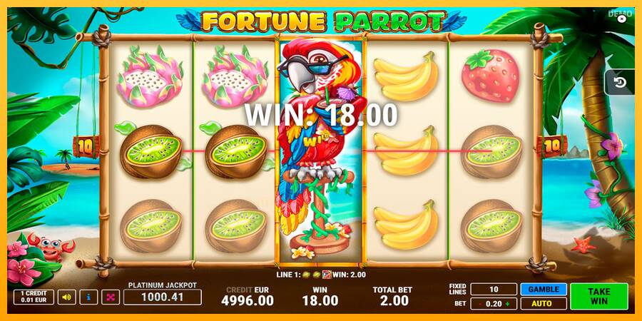 Fortune Parrot gaming machine for money, picture 2