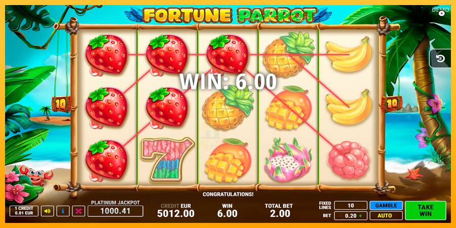 Fortune Parrot gaming machine for money, picture 3