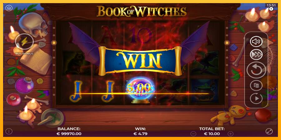 Book of Witches gaming machine for money, picture 3