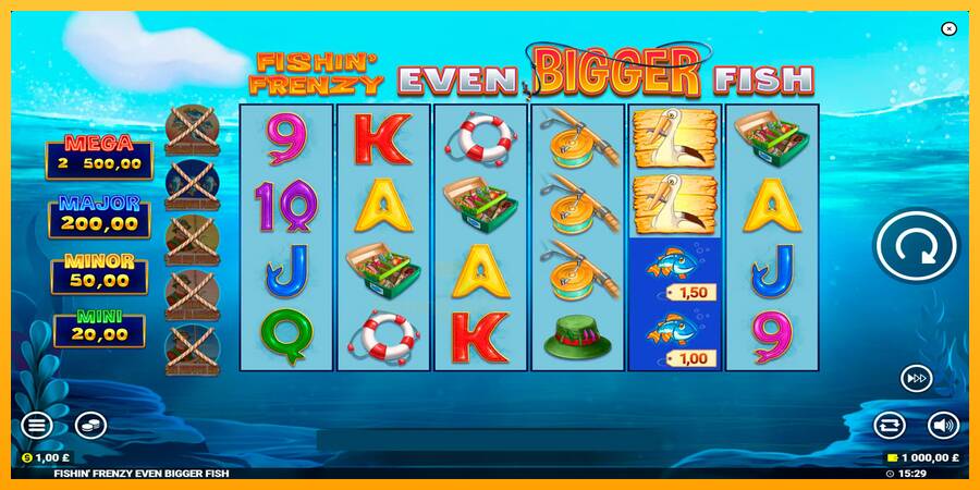 Fishin Frenzy Even Bigger Fish gaming machine for money, picture 1