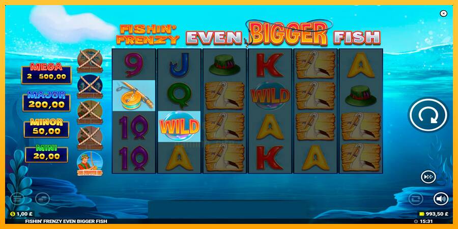 Fishin Frenzy Even Bigger Fish gaming machine for money, picture 4