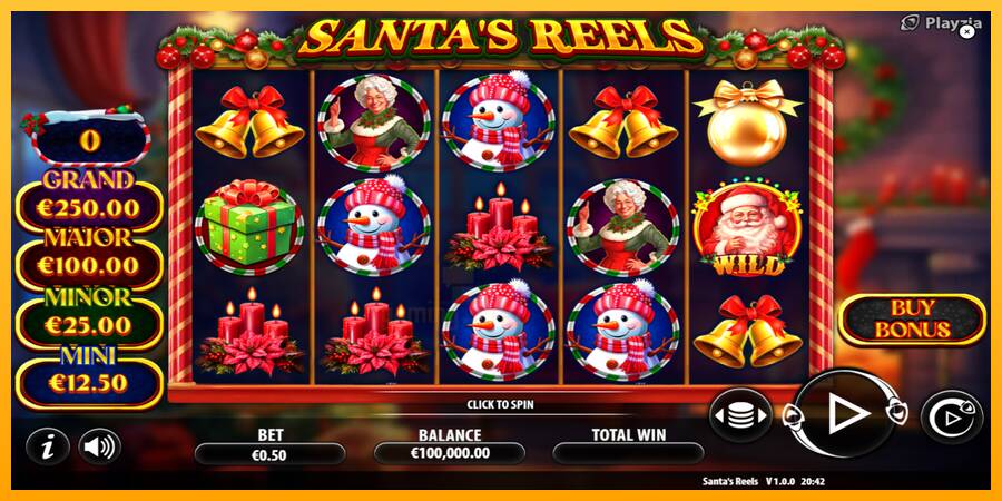 Santas Reels gaming machine for money, picture 2