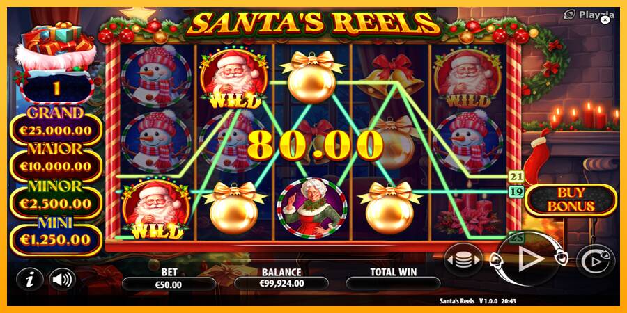 Santas Reels gaming machine for money, picture 4