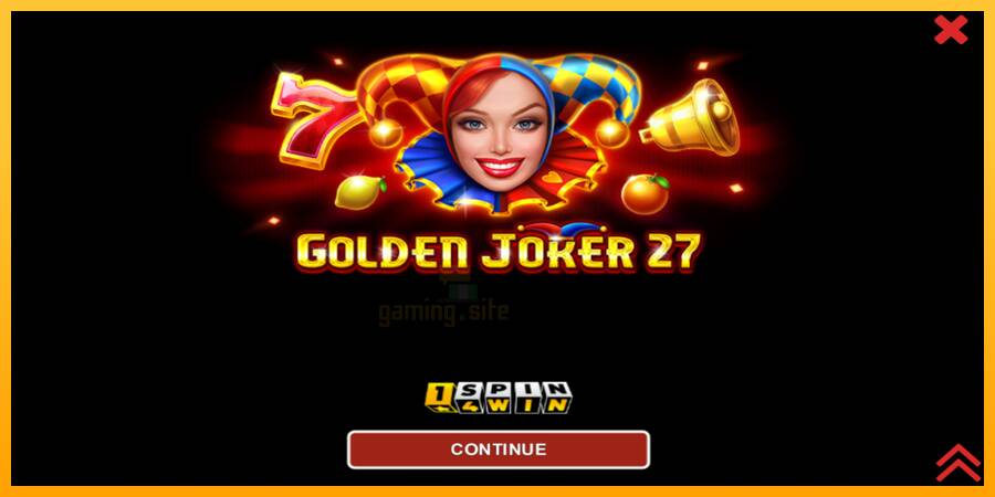 Golden Joker 27 Hold & Win gaming machine for money, picture 1