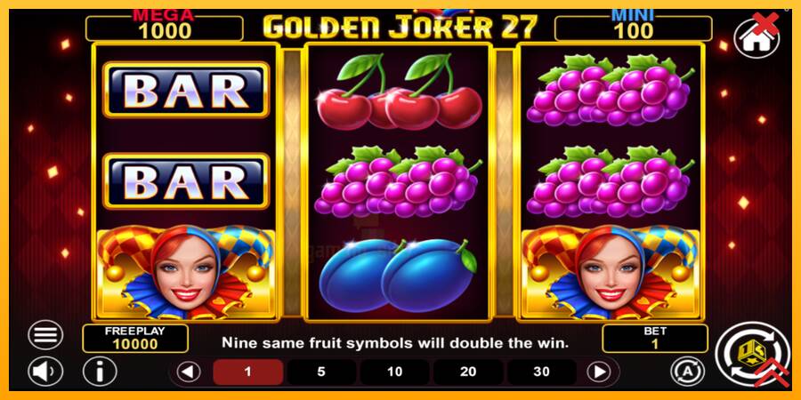 Golden Joker 27 Hold & Win gaming machine for money, picture 2