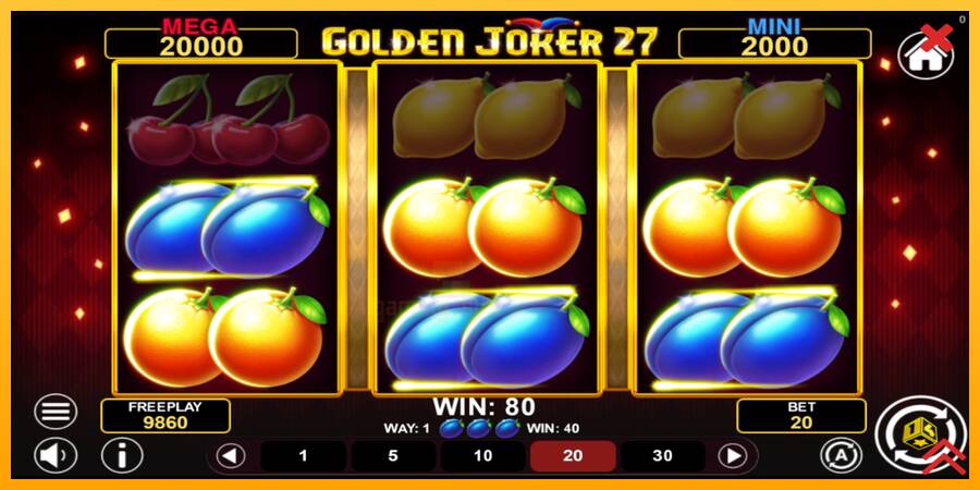 Golden Joker 27 Hold & Win gaming machine for money, picture 4