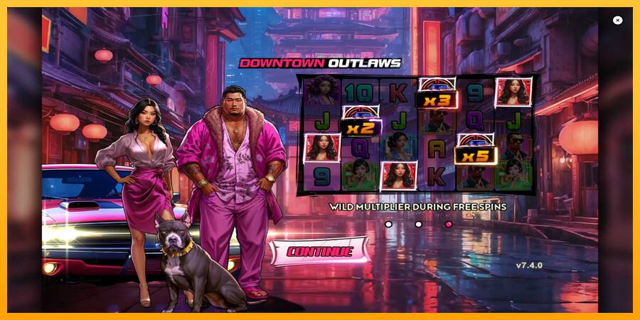 Downtown Outlaws gaming machine for money, picture 1