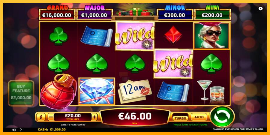 Diamond Explosion Christmas Tango gaming machine for money, picture 4